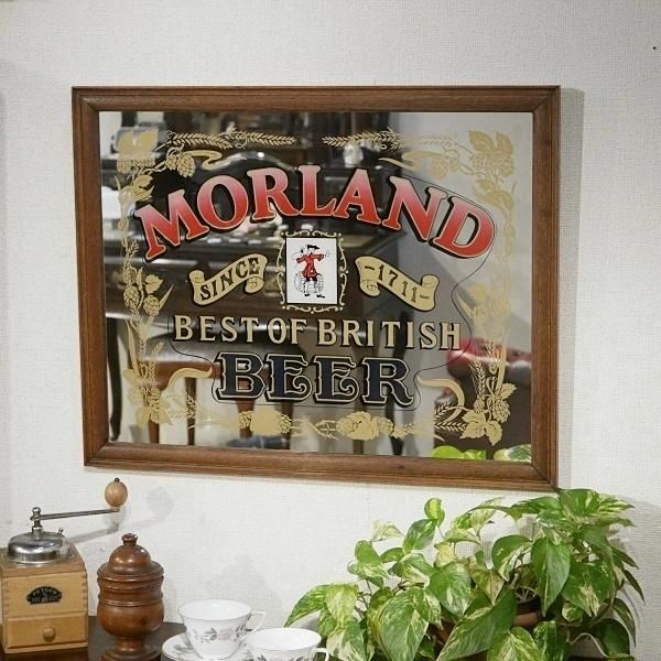 英国アンティーク家具 | パブミラー - Q'S ANTIQUES