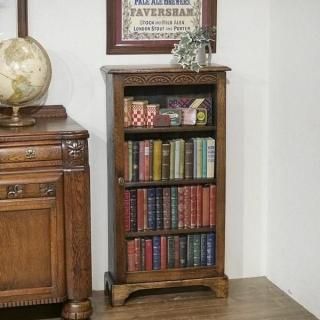 イギリス アンティーク 家具 ブックシェルフ ブックケース 本棚 6865d 1930年代オーク材（高さ140cm）ブックケース（本棚） イギリス