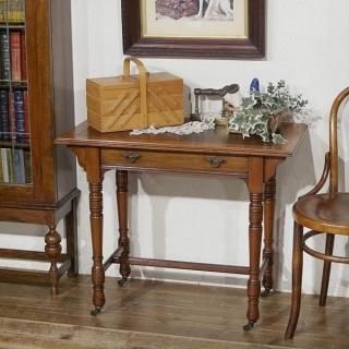 英国アンティーク家具 1910年代 エドワーディアン ライティングデスク ホールテーブル マホガニー材 B493