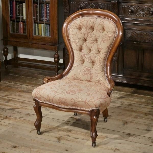 英国アンティーク | ナーシングチェア - Q'S ANTIQUES