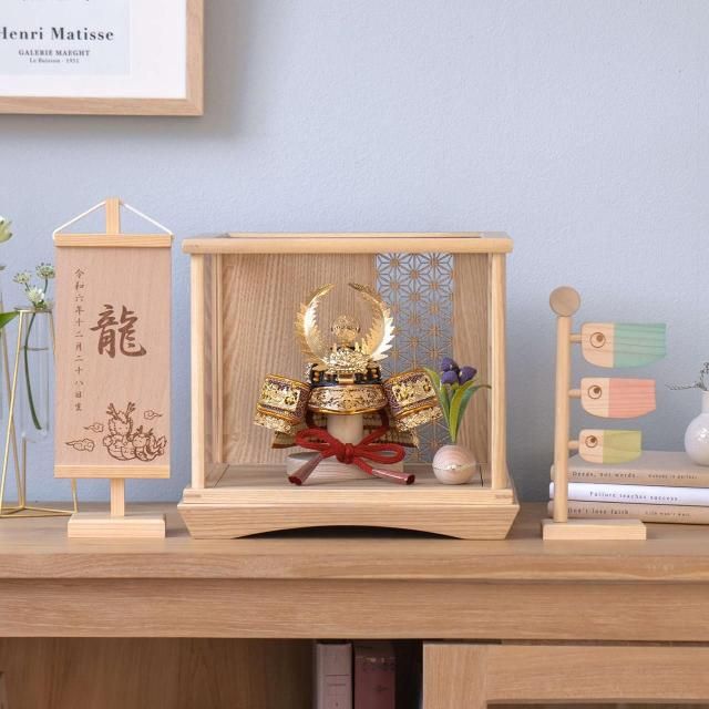 KOTO×悠雅コラボ兜　徳川家康　麻の葉　Nケース