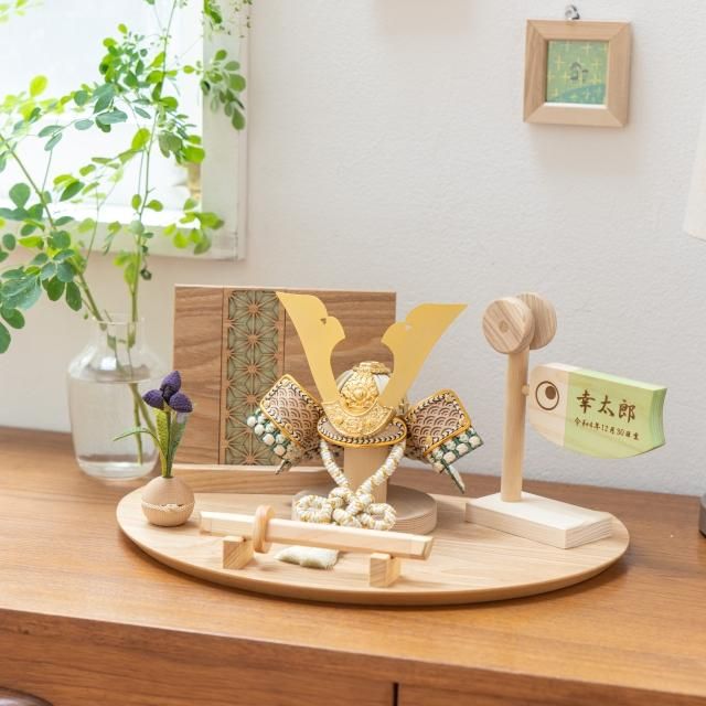 <img class='new_mark_img1' src='https://img.shop-pro.jp/img/new/icons13.gif' style='border:none;display:inline;margin:0px;padding:0px;width:auto;' />ことのオリジナル兜 だいち 麻の葉 N平台