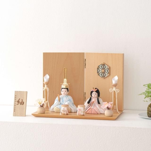 豆雛♡木目込人形♡雛祭り 木目込人形 ひな人形 坐雛 豆雛 【人形堂】