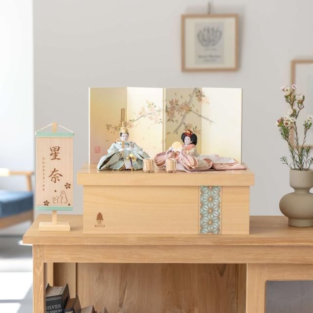【早割】ことの平安ひな そら 手描桜収納<img class='new_mark_img2' src='https://img.shop-pro.jp/img/new/icons20.gif' style='border:none;display:inline;margin:0px;padding:0px;width:auto;' />