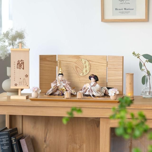 ことのつぼみシリーズ　ほのか　月型麻の葉　N平台