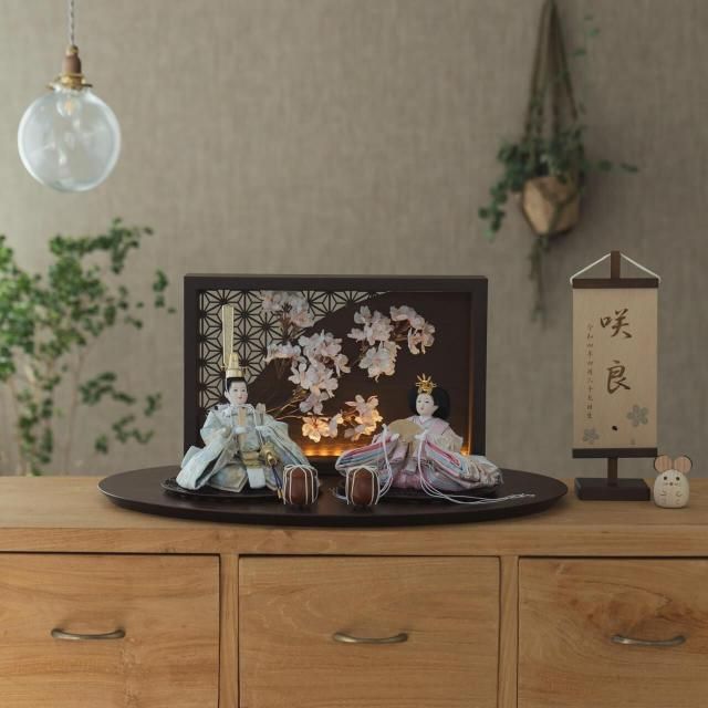 <img class='new_mark_img1' src='https://img.shop-pro.jp/img/new/icons13.gif' style='border:none;display:inline;margin:0px;padding:0px;width:auto;' />ことのひな人形 そら 灯衝立 桜 B