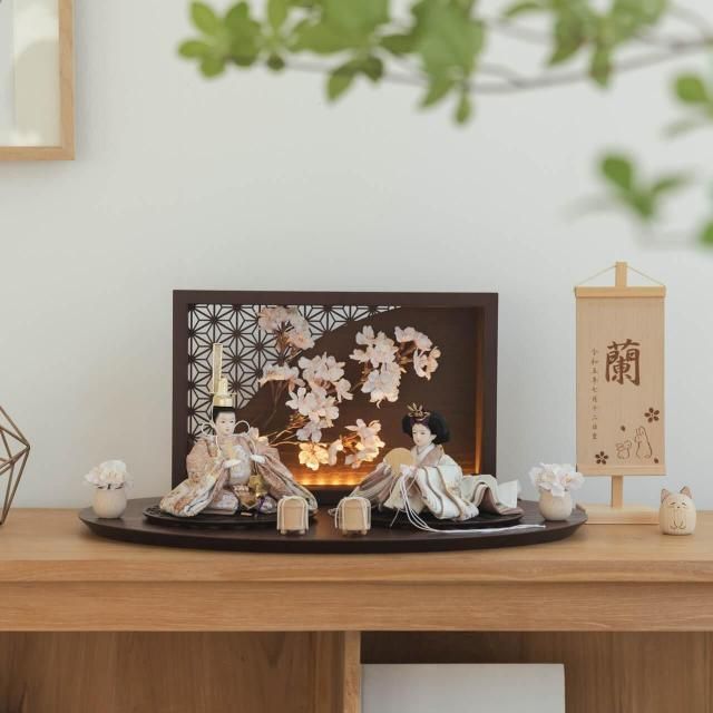 ことのつぼみシリーズ　ほのか　灯衝立　桜　B