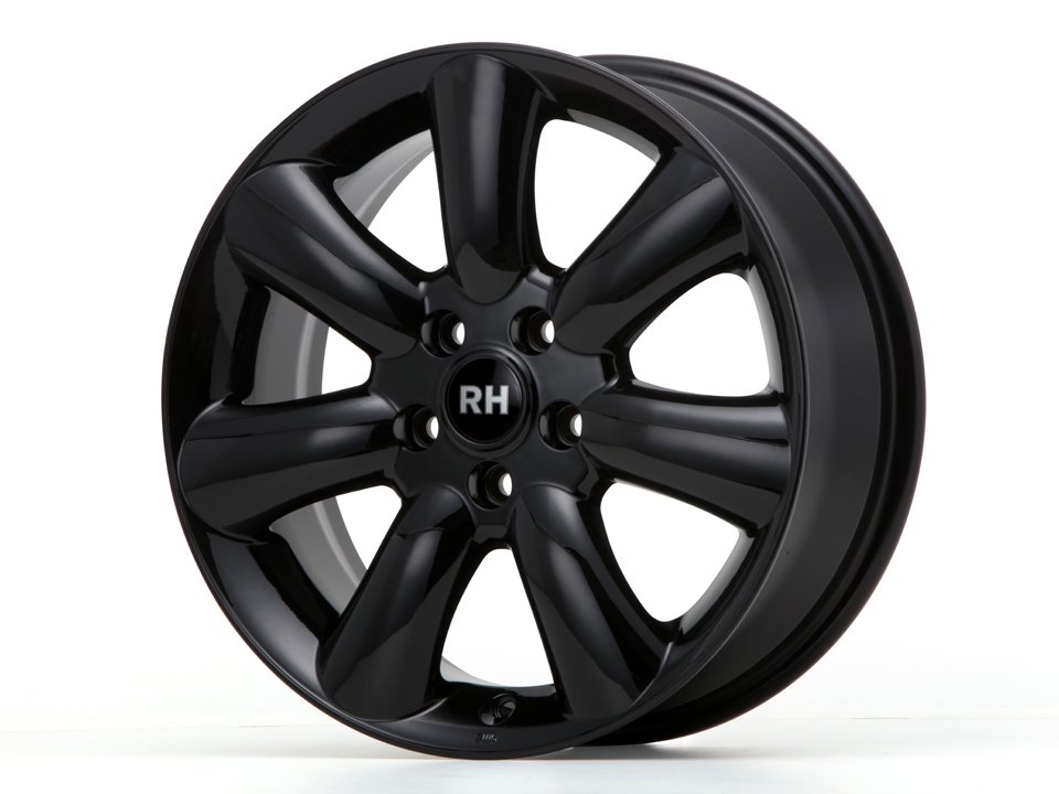 【RH】 アールエッチ NAQ マキシライト MAXILITE 7.0J 17 インチ PCD 5/112 +47 Maxi Black  *スリムフィットデザイン - ハンズトレーディングオンライン