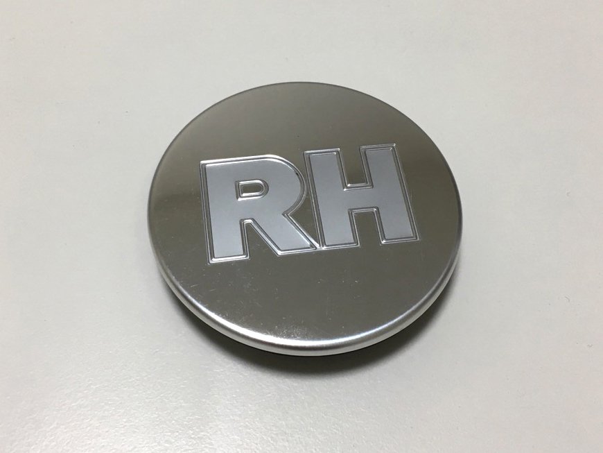【RH】 アールエッチ RH 補修部品 センターキャップ ＜ポリッシュベース/シルバーロゴ＞ φ65 （標準品）※4個セット
