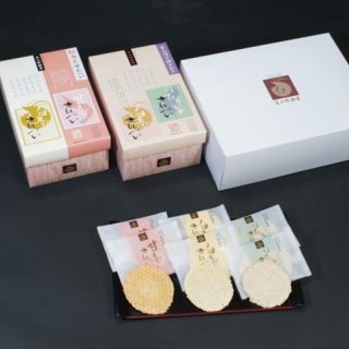 富山限定　煎餅詰合わせ2箱セット（白えび・ほたるいか・甘エビ）