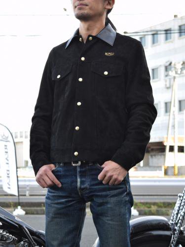 【Lewis Leathers/ルイスレザーズ】レザージャケット#988: BLACK SUEDE WESTERN JACKET REAL DEAL  (リアルディール)