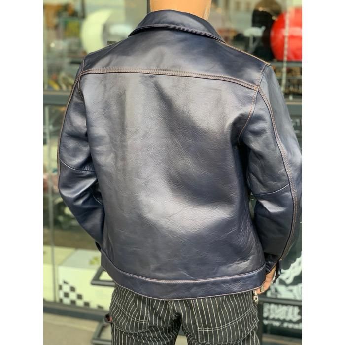 Y'2 LEATHER/ワイツーレザー】レザージャケット/IB-140 INDIGO Y'2 LEATHER/ワイツーレザー】レザージャケット/IB-140 INDIGO