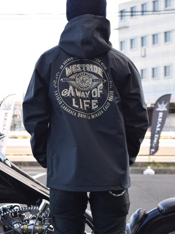 【WESTRIDE/ウエストライド】ウィンドブレーカー/ CYCLE HOODIE WINDBREAKER 