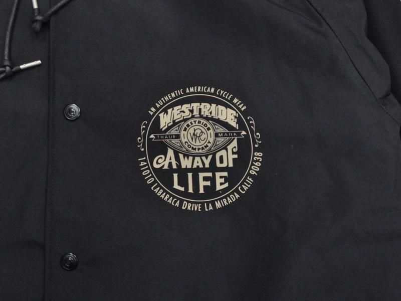 WESTRIDE/ウエストライド】ウィンドブレーカー/ CYCLE HOODIE