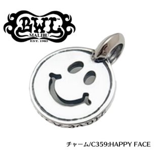 【Bill Wall Leather/ビルウォールレザー】チャーム/C359:HAPPY FACE