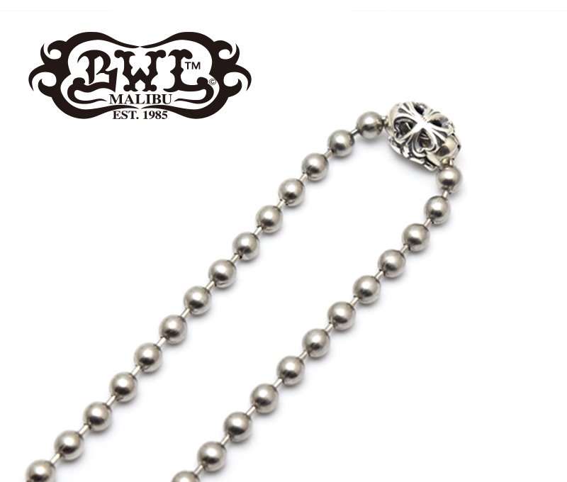 【Bill Wall Leather/ビルウォールレザー】ネックレスチェーン/N863ST:Large Ball Chain 6mm  Stainless　REAL DEAL仙台（リアルディール仙台）