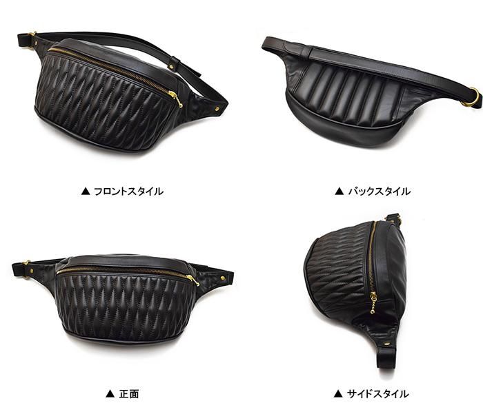 BACKDROP Leathers / バックドロップ・レザーズ】ウエストバッグ BACKDROP Leathers / バックドロップ・レザーズ】ウエストバッグ