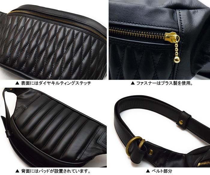 【BACKDROP Leathers / バックドロップ・レザーズ】ウエストバッグ/DIA WAISTBAG　 REAL DEAL仙台  (リアルディール仙台)