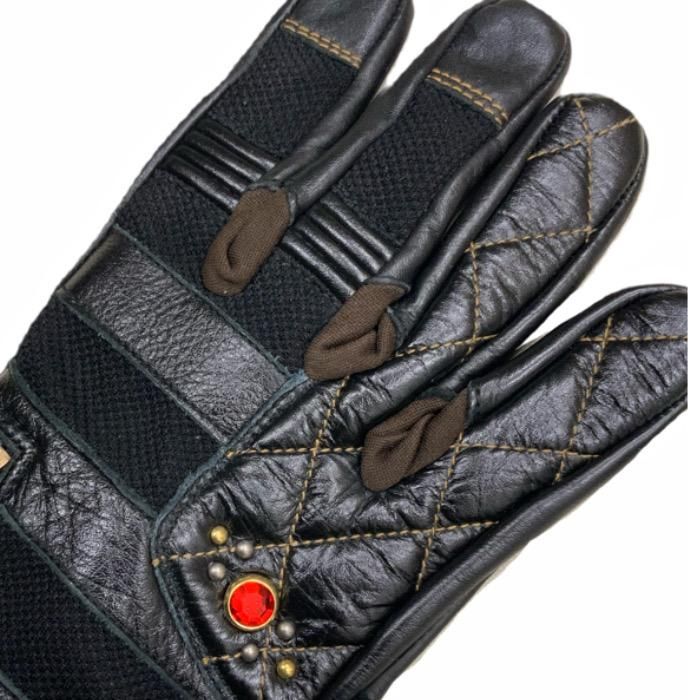 Vin&Age/ヴィンアンドエイジ】グローブ/STRIPE MESH GLOVE:TYPE Vin&Age/ヴィンアンドエイジ】グローブ/STRIPE MESH GLOVE:TYPE
