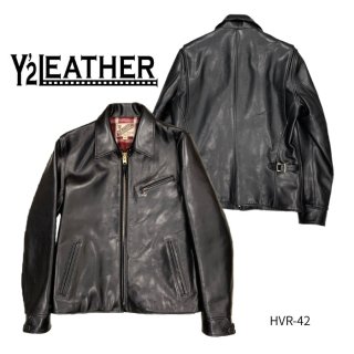 【Y'2 LEATHER/ワイツーレザー】レザージャケット/ HVR-42 HV HORSE SINGLE RIDERS