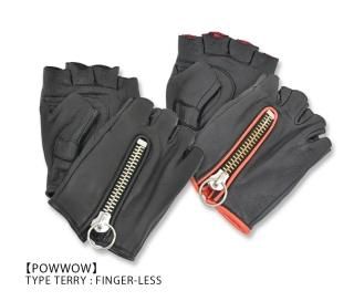 POWWOW パウワウ】 バイカー仕様 高性能 肉厚 オイルレザー製