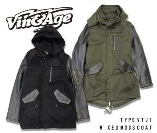 Vin&Age/󥢥ɥۥ㥱å/TYPE VTJ1 MIXED MODS COAT /ߥåå