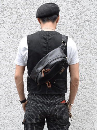 Vin&Age/ヴィンアンドエイジ】ウエストバッグ/LEATHER WAIST BAG :TYPE