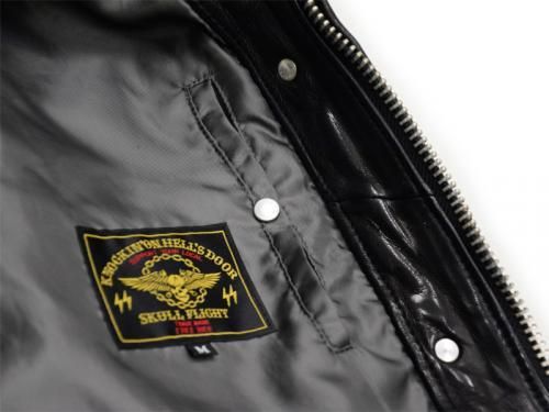 SKULL FLIGHT/スカルフライト】ベスト/LEATHER CLUB VEST SKULL FLIGHT/スカルフライト】ベスト/LEATHER CLUB VEST