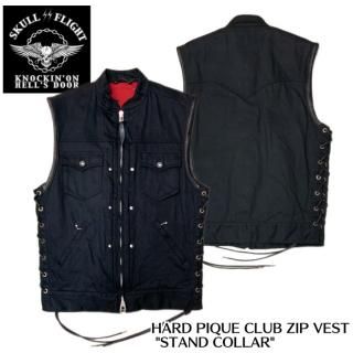 SKULL FLIGHT/ե饤ȡۥ٥/HARD PIQUE CLUB ZIP VEST 