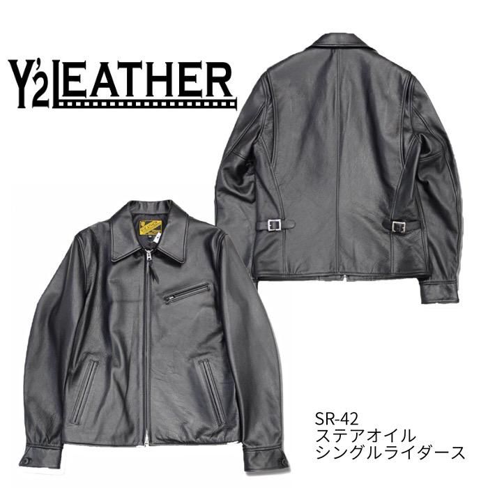 【Y'2 LEATHER/ワイツーレザー】レザージャケット/ SR-42 ステアオイルシングルライダースREAL DEAL仙台 (リアルディール仙台)