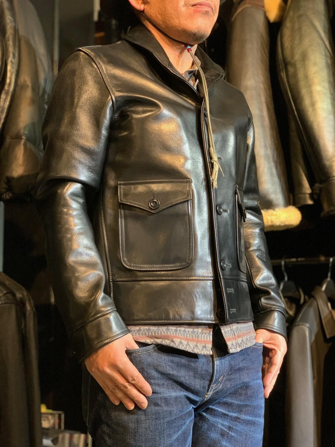 【Y'2 LEATHER/ワイツーレザー】レザージャケット/ LB-143 ANILINE HORSE COSSAK JACKET REAL  DEAL仙台 (リアルディール仙台)