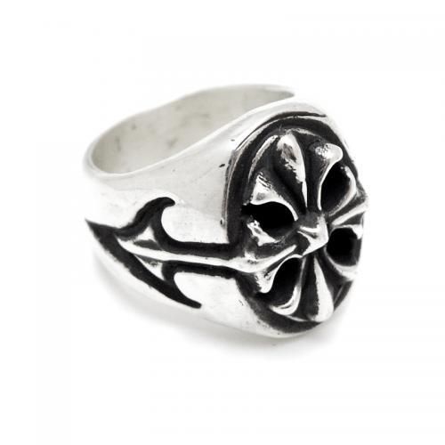 Gaboratory/ガボラトリー】リング/150-A:CROSS OVAL SIGNET RING
