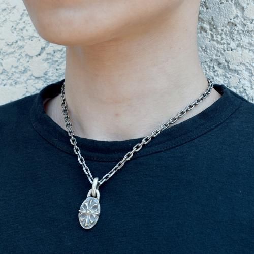 【Gaboratory/ガボラトリー・ガボール】ペンダント/105-A:CROSS OVAL ID PENDANT