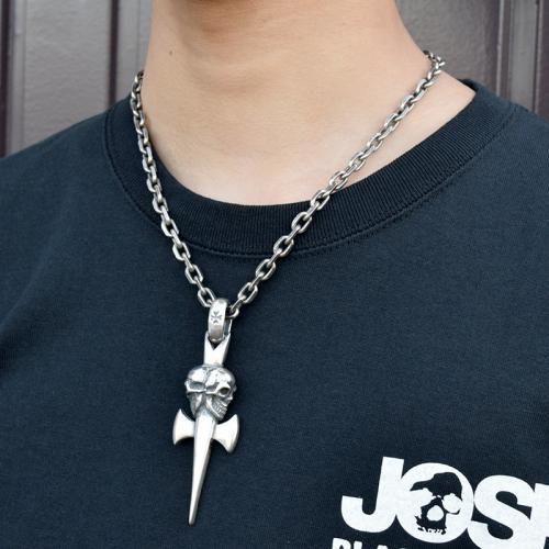 Gaboratory/ガボラトリー・ガボール】ペンダント:SPT007/DOUBLE SKULL