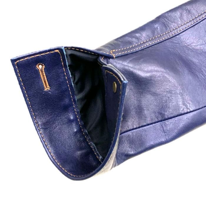 Y'2 LEATHER/ワイツーレザー】レザージャケット/ IB-141 INDIGO