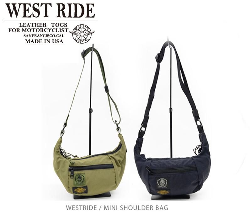 【WESTRIDE/ウエストライド】バッグ / MINI SHOULDER BAG(OLIVE, BLACK)　 REALDEAL仙台(リアルディール仙台)