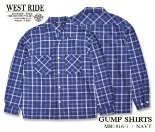 WESTRIDE/ȥ饤ɡĹµ/ GUMP SHIRTS NAVY
