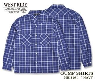 WESTRIDE/ȥ饤ɡĹµ/ GUMP SHIRTS NAVY