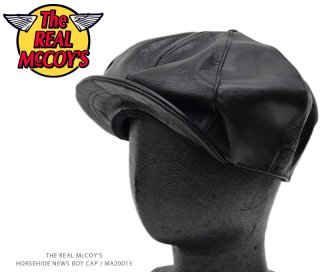 【The REAL McCOY'S】HORSEHIDE NEWS BOY CAP / MA20013