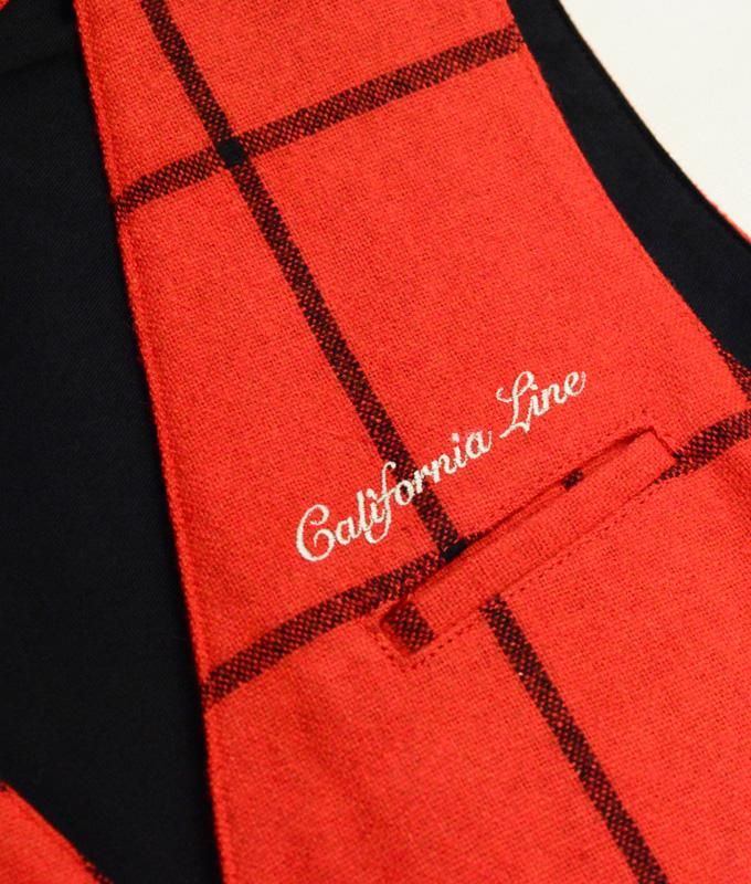 CALIFORNIA LINE/カリフォルニアライン】ベスト/ウールチェックベスト