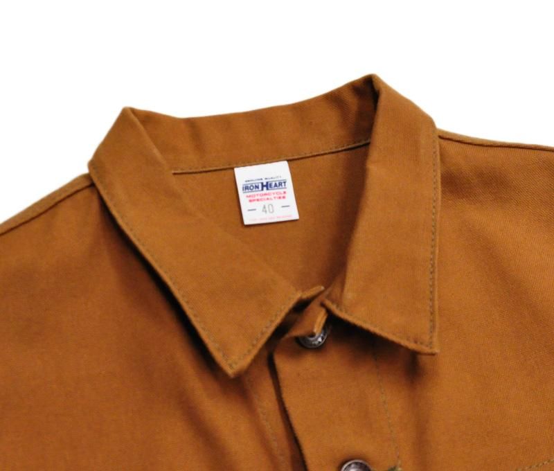 IRON HEARTアイアンハート ブラウンダック トラッカージャケット 42