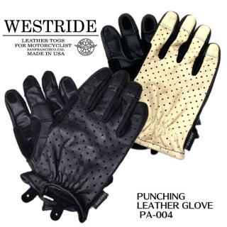 WESTRIDE/ȥ饤ɡۥ/PUNCHING LEATHER GLOVE PA-004