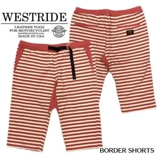 WESTRIDE/ȥ饤ɡۥ硼/STRIPE BORDER SHORTS