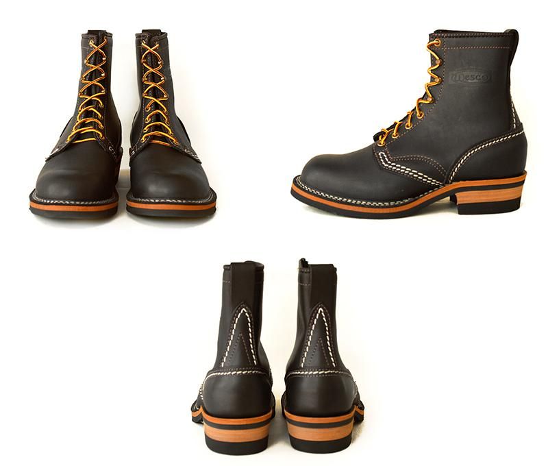 Wesco/ウエスコ】ブーツ / JOB MASTER:Regular Toe :ブラック 8 Wesco/ウエスコ】ブーツ / JOB MASTER:Regular Toe :ブラック 8