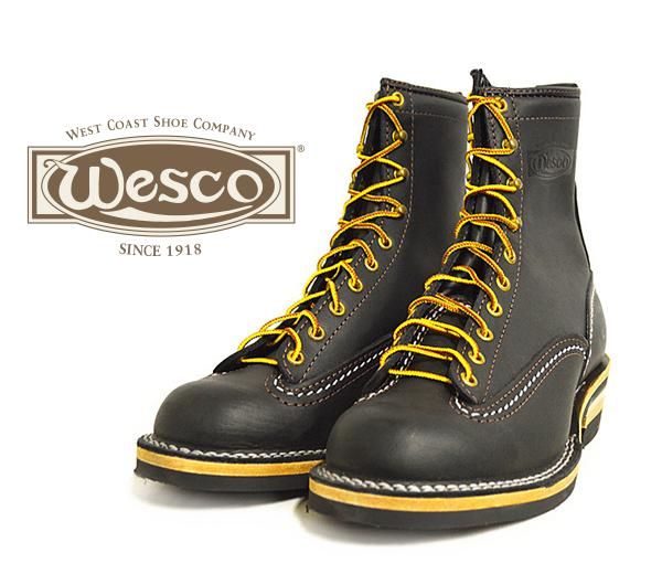 Wesco/ウエスコ】ブーツ / JOB MASTER:Lace To Toe :ブラック 8 Wesco/ウエスコ】ブーツ / JOB MASTER:Lace To Toe :ブラック 8
