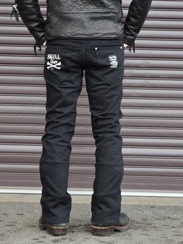 【SKULL FLIGHT/スカルフライト】ボトム/SS PANTS TYPE6 ストレッチブーツカット CROSS BONE  POCKET/SFP20-005 REAL DEAL仙台（リアルディール仙台）