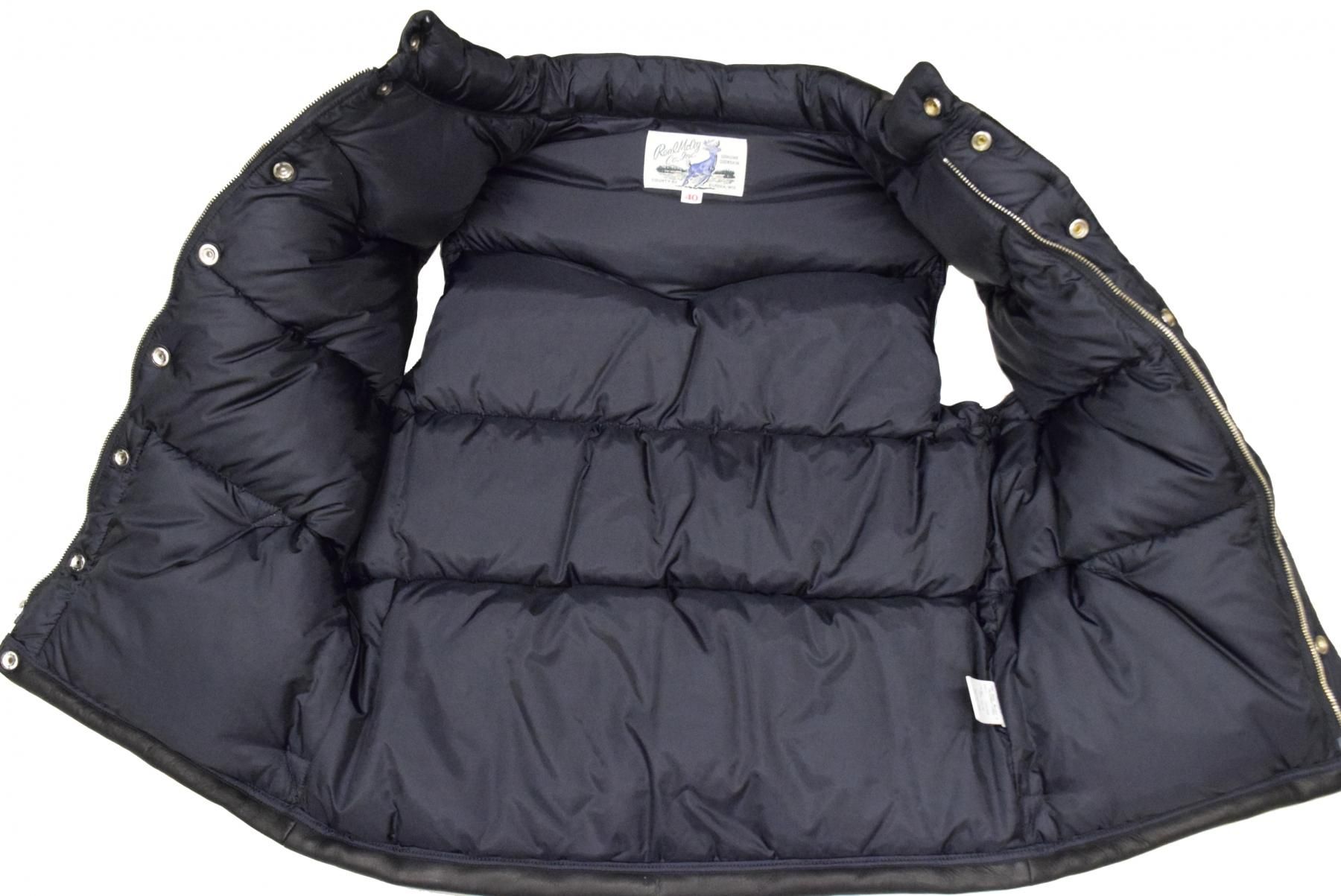 THE REAL McCOY'S】DEERSKIN DOWN VEST:MJ10145 REAL DEAL 仙台 THE REAL McCOY'S】DEERSKIN DOWN VEST:MJ10145 REAL DEAL 仙台