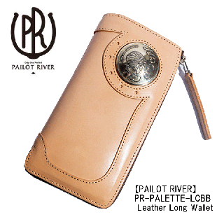 PAILOT RIVER / PR-PALETTE-LCBB Leather Long Wallet