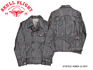 SKULL FLIGHT/ե饤ȡۥ쥶㥱å/VINTAGE HORSE JACKET:SFL20-001