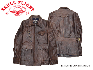 SKULL FLIGHT/ե饤ȡۥ쥶㥱å/HORSE HIDE SPORTS JACKET:SFL20004